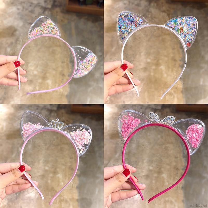 Cài tóc đính kim sa phong cách Hàn Quốc thời trang dành cho bé gái