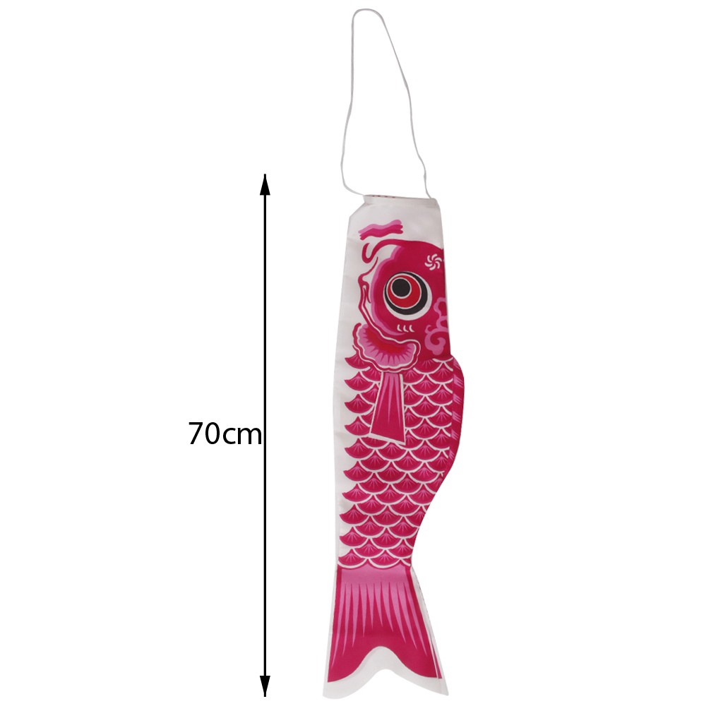 Set 4 Cờ Treo Hình Cá Koi Nhật Bản 70cm