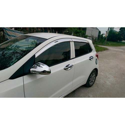 PHỤ KIỆN HUYNDAI I10 ỐP GƯƠNG CHIẾU HẬU, MẠ CROM LOẠI DÀY
