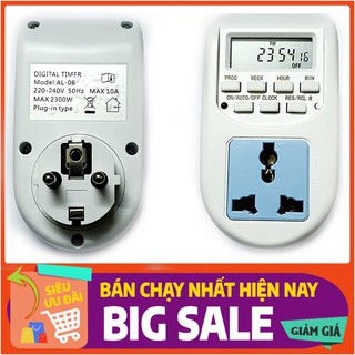 AL-06 Ổ Cắm Hẹn Giờ Điện Tử Tiện Lợi (LCD)