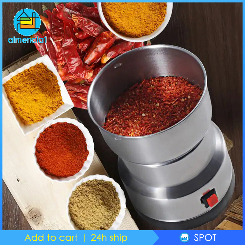 [ALMENCLA1]Electric Coffee Grain Grinder Kitchen Nuts Herb Spices Grinding Machine Home