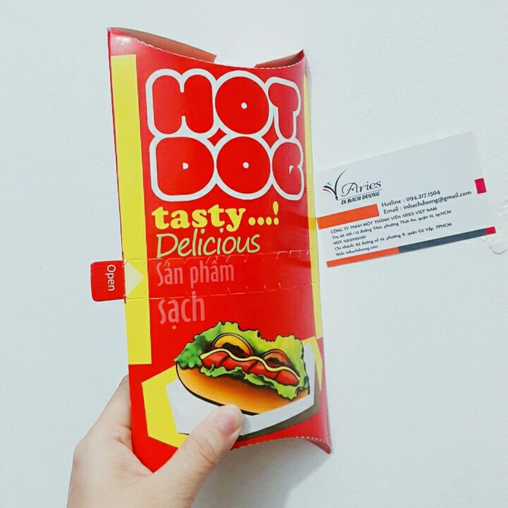 IN BAO ĐỰNG BÁNH MÌ Sản phẩm in theo yêu cầu In Bạch Dương