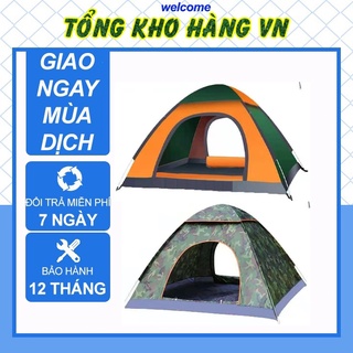 Lều phượt đi du lịch cỡ 2-3 người phù hợp đi cắm trại, đi picnic lều chơi cho bé, lều xông hơi tại nhà - HOT