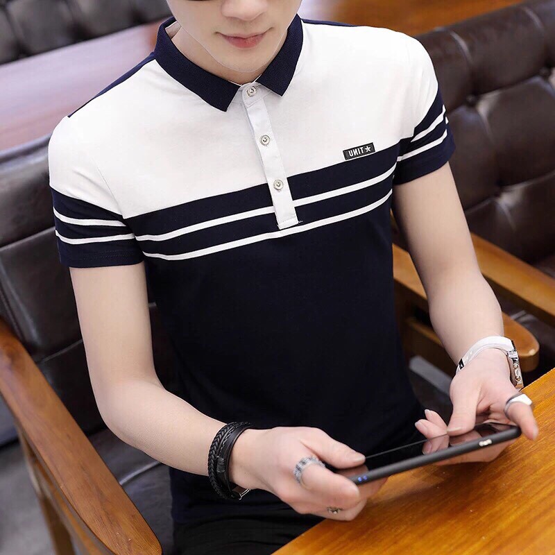 Áo thun cổ trụ 24