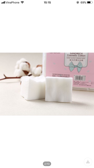 1 hộp bông tẩy trang Lameila 1000 miếng | BigBuy360 - bigbuy360.vn