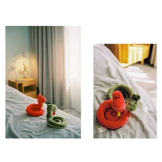 Thú Nhồi Bông Hình Rắn Hoạt Hình Đáng Yêu