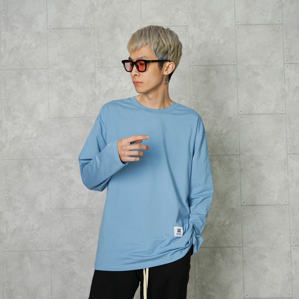 THAY_THE DÀI TAY Unisex N7 Basic Tee phông trơn nam nữ lỡ oversize form rộng sweater ulzzang Hàn Quốc