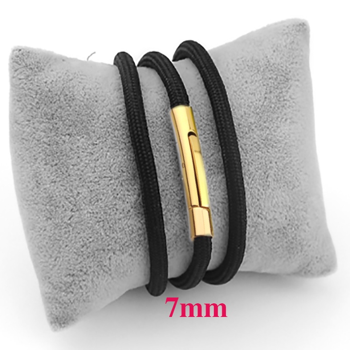 Dây chuyền nam dù thái cao cấp 7ly khóa vip màu vàng sang trọng, siêu đẹp, bao ngầu, thể hiện đẳng cấp phái mạnh