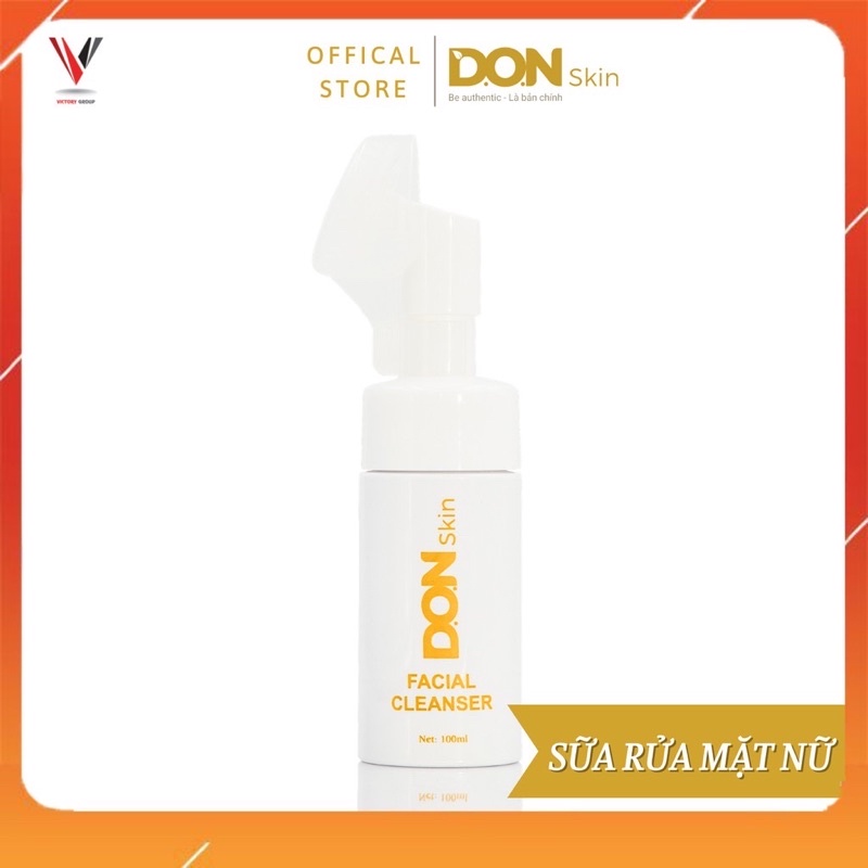 Sữa rửa mặt đầu cọ silicon Don skin nữ làm sạch sâu đánh bay mụn đầu đen