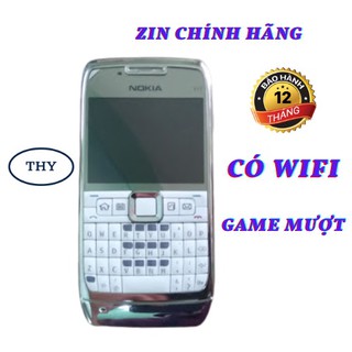 Nokia e71 wifi 3g chơi game mượt như nokia e72 zin chính hãng nắp lưng thép chống rỉ bảo hành 12 tháng