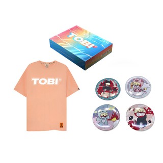 [Mã BMLT30 giảm đến 30K đơn 299K] [COMBO] Áo thun basic + Huy hiệu Tou-Bear + Hộp quà Sunset local brand TOBI
