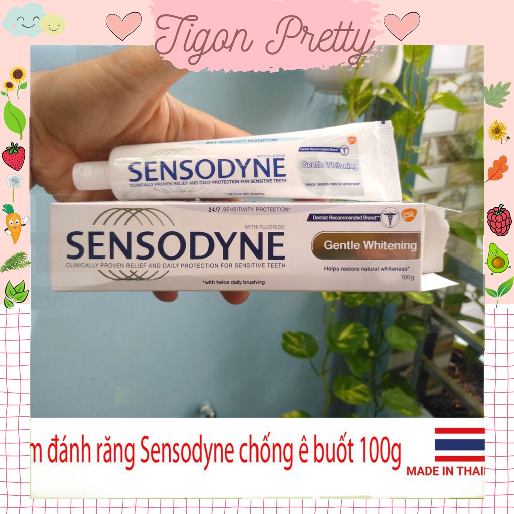 Kem đánh răng Sensodyne chống ê buốt làm trắng răng 100g (Thái Lan)