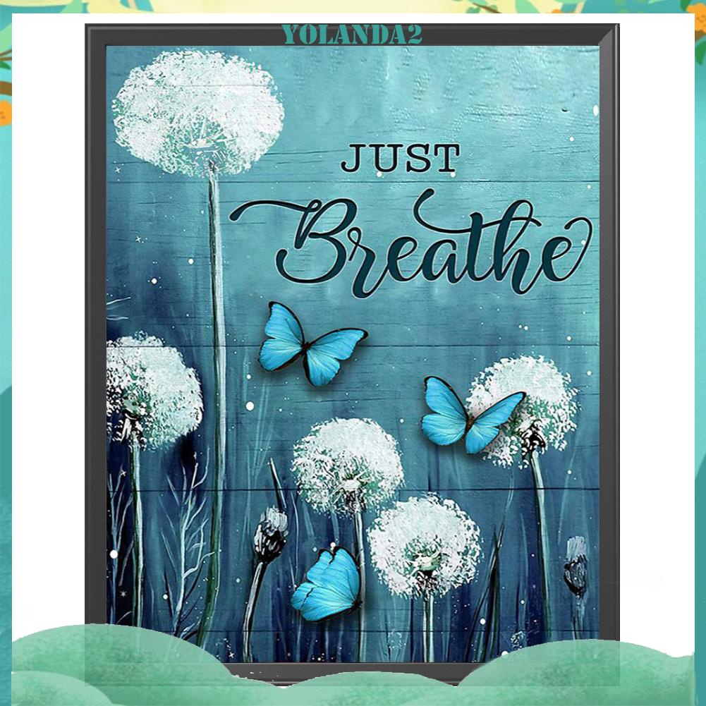 Toàn Bộ Tranh Thêu Chữ Thập Hình Hoa Bồ Công Anh Và Bướm 11ct