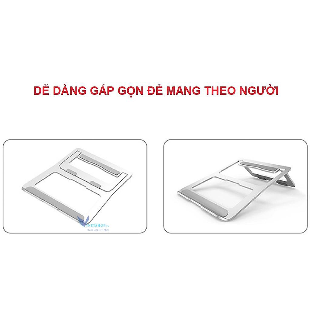 Giá Đỡ Laptop Macbook Để Bàn Có Thể Gấp Gọn - Chất Liệu Hợp Kim Nhôm Cao Cấp -dc3939