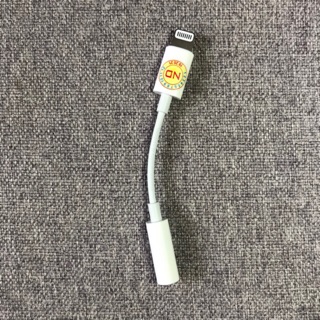 Dây Cáp Jack Chuyển Đổi Adapter Apple Lightning Sang 3.5mm Chính Hãng - Hàng Zin Bóc Máy