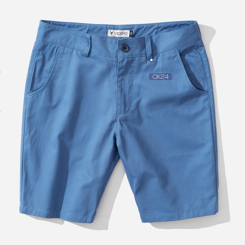 Quần Short Nam Kaki VICERO 6 Màu Trẻ Trung Phong Cách Hàn Quốc