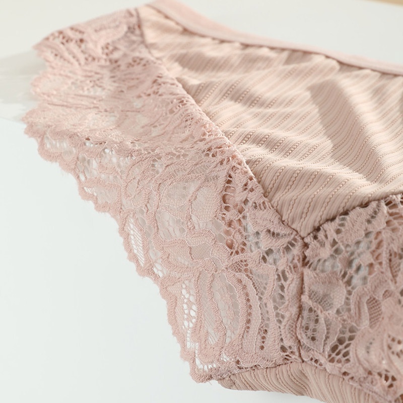 Set 3 quần lót ren ZXYOUPING xuyên thấu lưng thấp size S-XXL