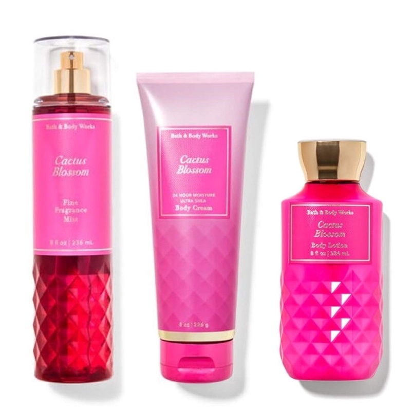 [Auth]Sữa tắm xịt dưỡng lưu hương toàn thân Bath and Body Works-Cactus Blossom