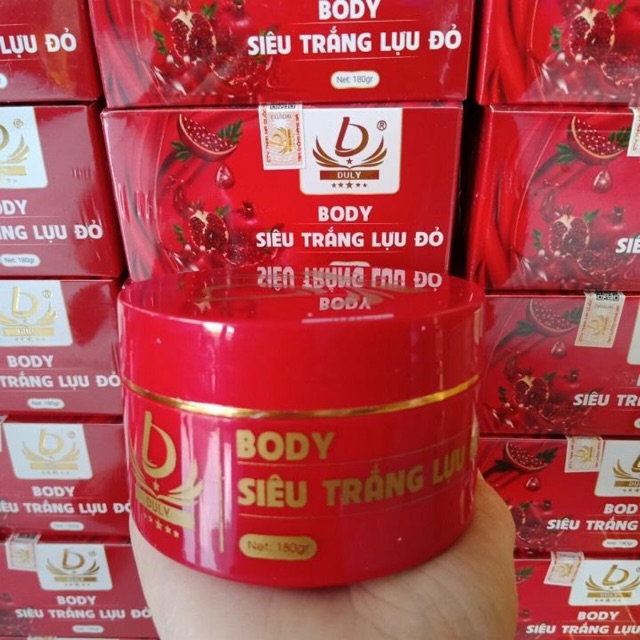 ( chính hãng) body lựu đỏ duly 180g