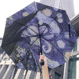 Dù in bức tranh "Đêm đầy sao" của Van Gogh