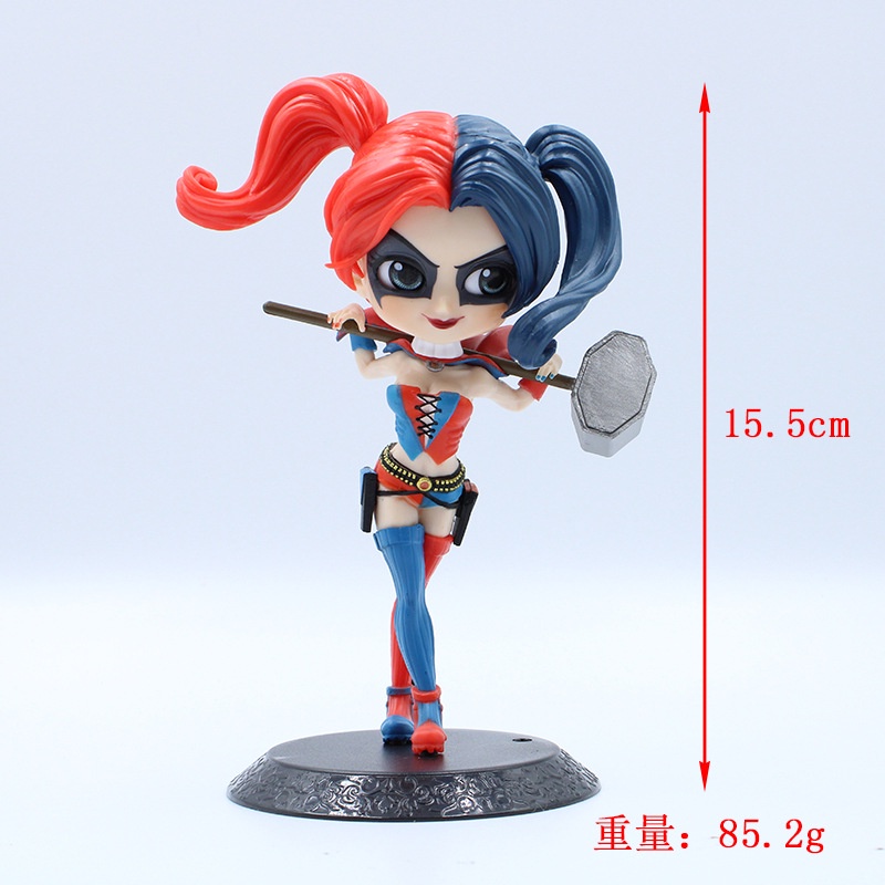 Mô Hình Harley Quinn Qposket cao 18cm figure đồ chơi Haley Quin Dc comics Marvel siêu anh hùng