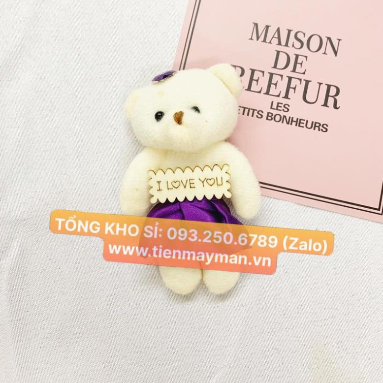 Combo 10 Gấu bông nhỏ thiết kế dễ thương
