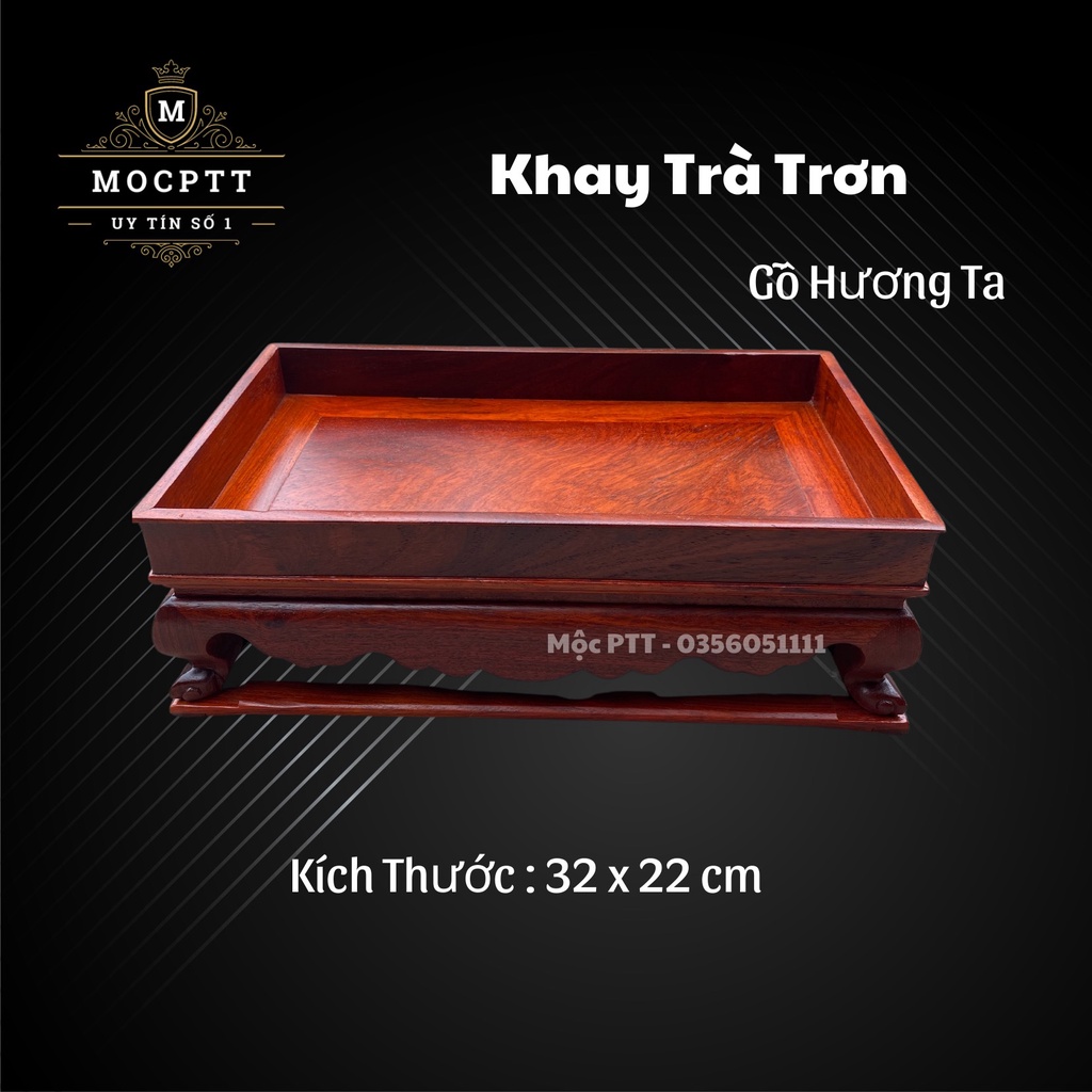 Khay Trà Trơn
