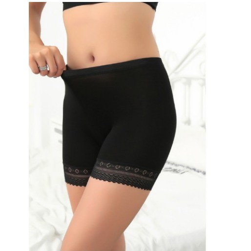 Hàng hót mới về - Quần đùi váy pha ren chất cotton