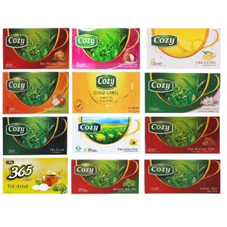 Trà Túi Lọc Cozy Có Đủ Các Mùi Hộp 25 Gói