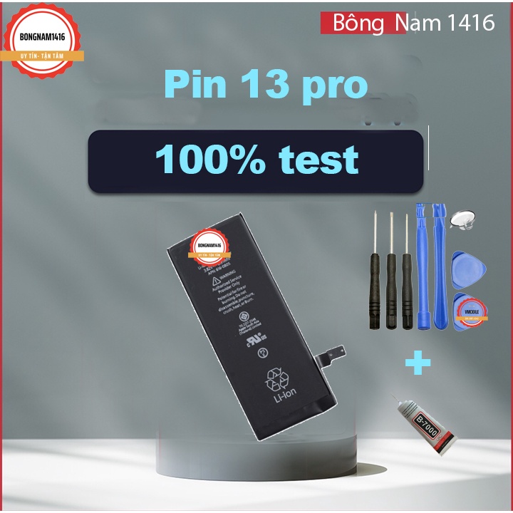 Pin thay thế cho ĐT 13 pro tặng kèm bộ sửa