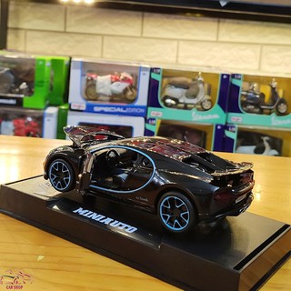 Xe mô hình sắt siêu xe Bugatti Chiron tỉ lệ 1:32