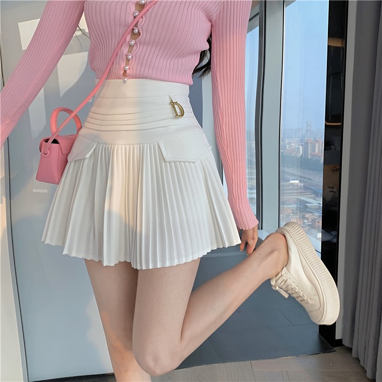 Chân Váy Chữ A Lưng Cao Xếp Ly Xinh Xắn Cho Nữ | BigBuy360 - bigbuy360.vn