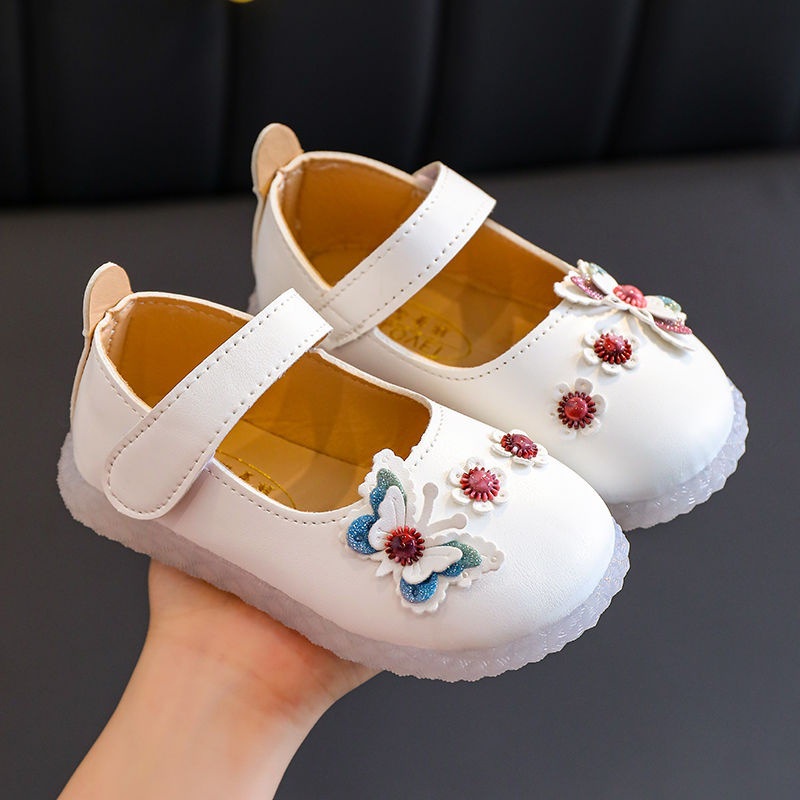 Giày búp bê bé gái, giày búp bê tiểu thư xinh xắn da PU - Hàng Quảng Châu Loại 1