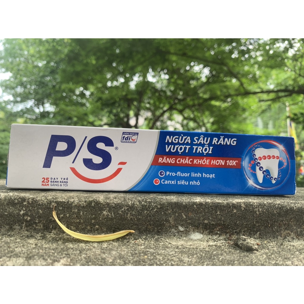 KEM ĐÁNH RĂNG PS NGỪA SÂU RĂNG VƯỢT TRỘI 180g CÓ QUÀ TẶNG