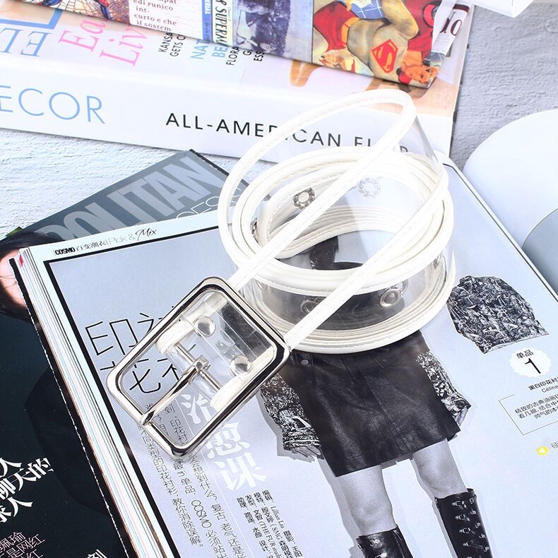 Thắt Lưng Nữ Trong Suốt Thiết Kế Đơn Giản