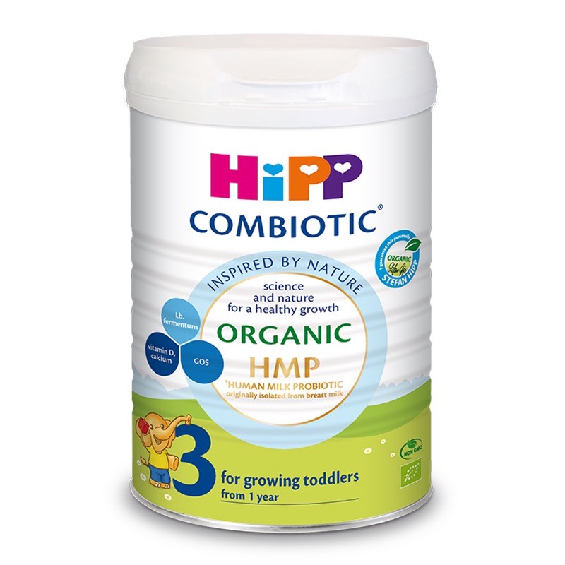 SỮA HIPP ORGANIC ĐỦ SỐ 1/2/3/4 (LON 800 GAM)