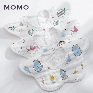 Yếm cotton 8 lớp dễ thương cho bé
