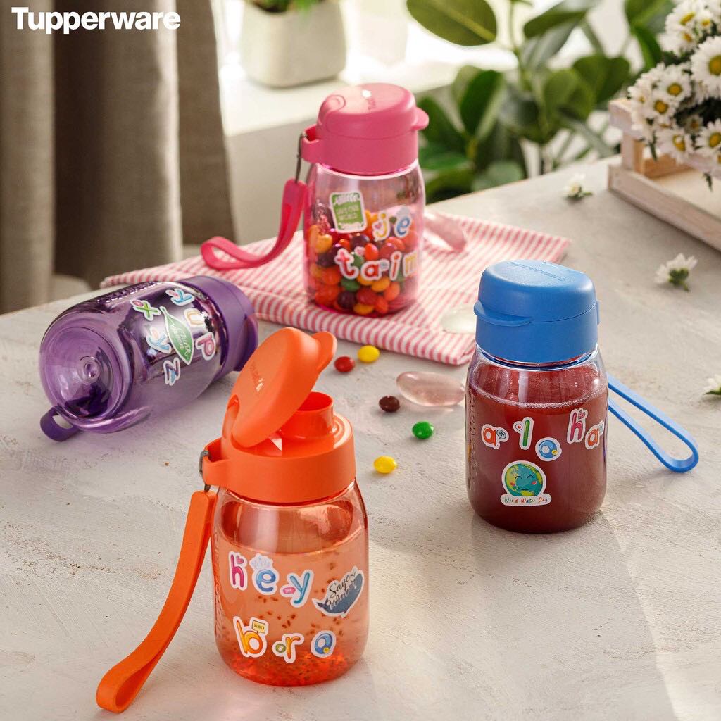 (Hàng chính hãng) Bình nước Tupperware Mini Lohas 350ml - Màu ngẫu nhiên