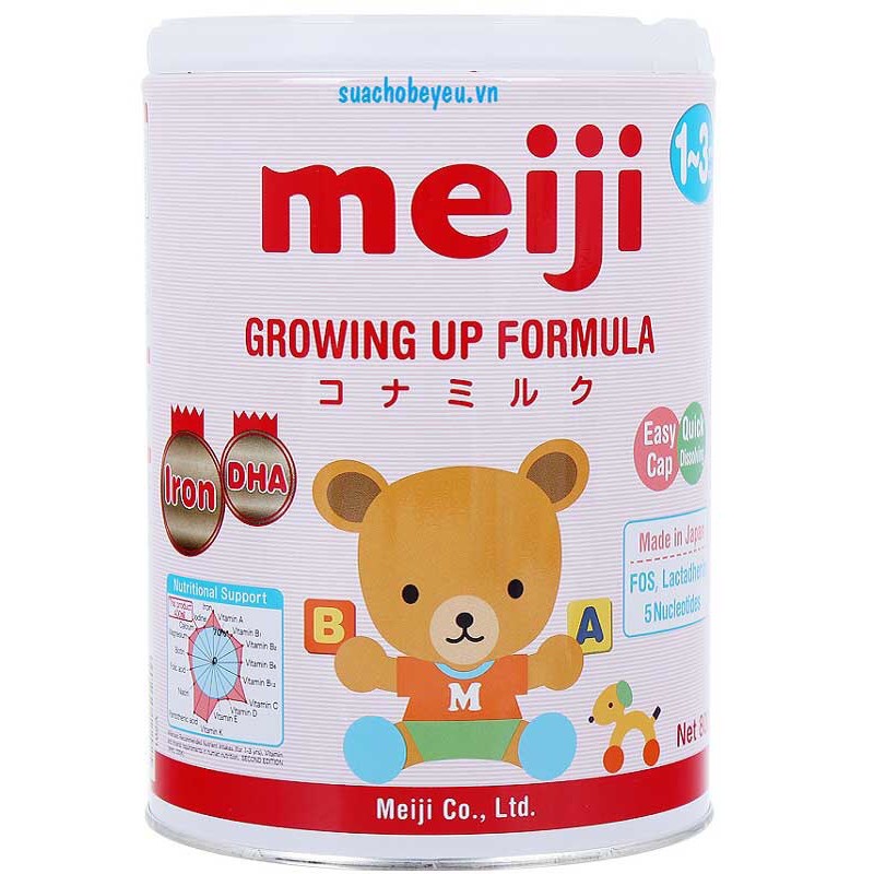 Sữa hộp Meiji Growing Up Formula (1-3) 800g