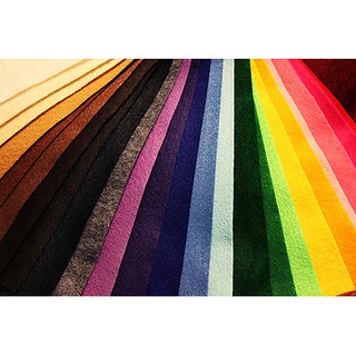 combo 10 vải nỉ cứng làm đồ handmade (khổ 45x90)