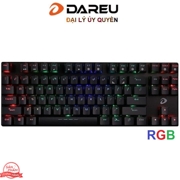 Bàn phím cơ DAREU EK880 led RGB (RGB, Blue/ Brown/ Red D switch) - Dareu TKL