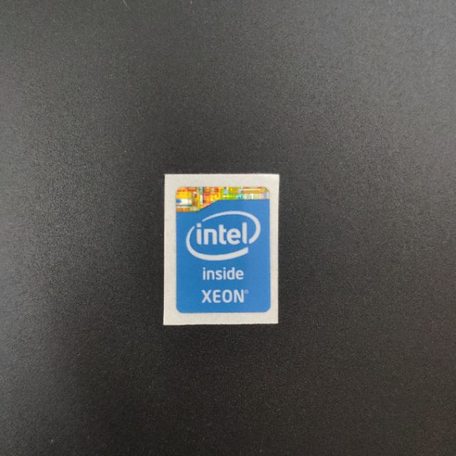 Logo Intel XEON dán trang trí máy tính, laptop