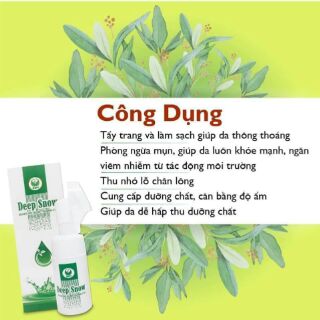 Sữa rửa mặt 2 in 1 Deep snow