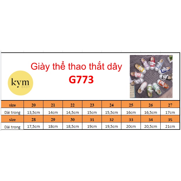 Giày thể thao thắt dây ĐEN & TRẮNG cho bé G773