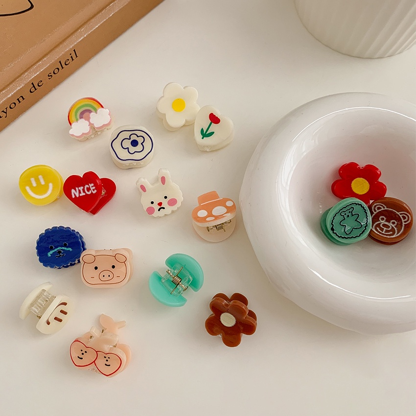 ✨✨Kẹp tóc họa tiết hoạt hình phong cách Hàn Nhật xinh xắn cho nữ