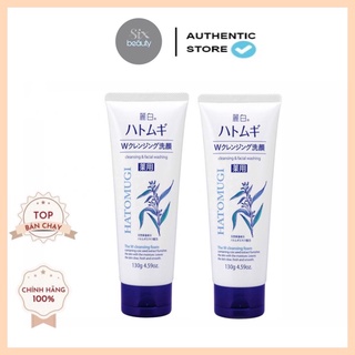 Sửa rửa mặt Hatomugi Cleansing trắng da mờ thâm giảm mụn