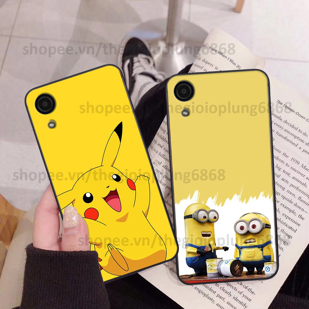 Ốp Samsung A03 Core in hình siêu xinh, ngộ nghĩnh đáng yêu pikachu, minion