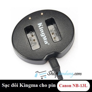 Sạc đôi kingma cho pin canon nb-13l