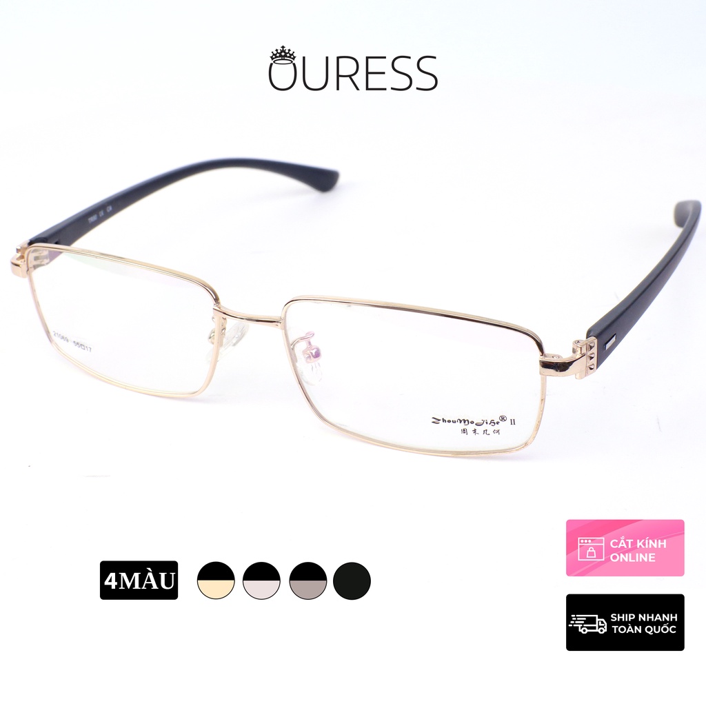 Gọng kính Hợp kim siêu nhẹ hợp thời trang – hàng chính hãng Ouress 21069