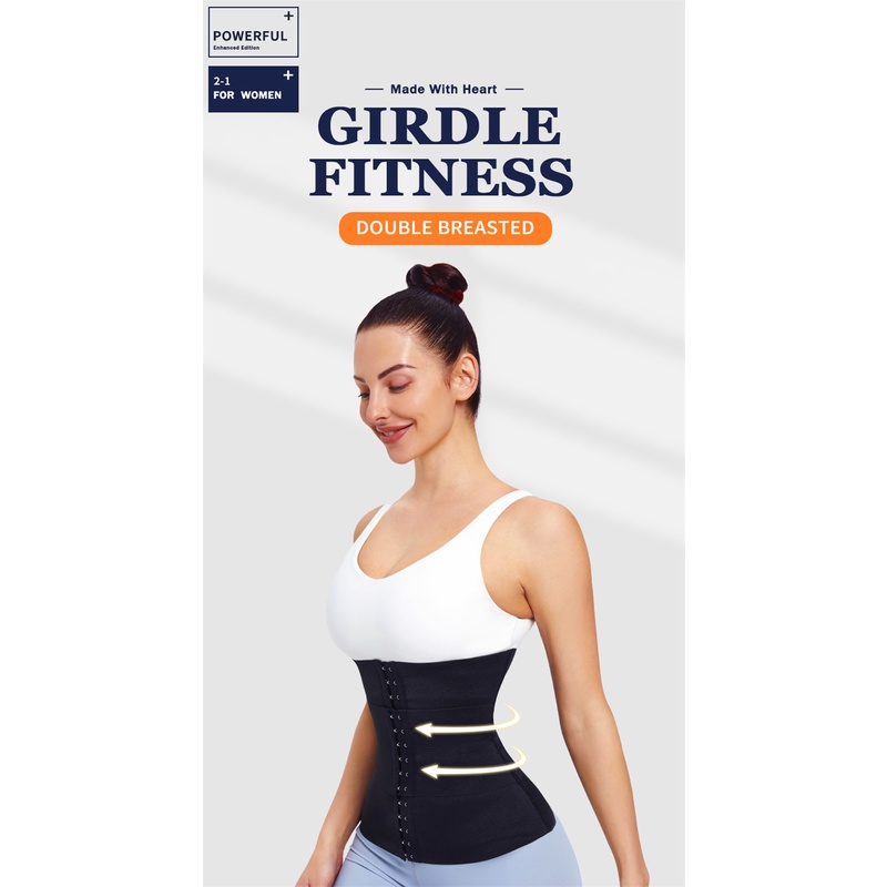 Đai nịt bụng CUTEBYTE định hình eo thon dễ điều chỉnh thời trang cho nữ